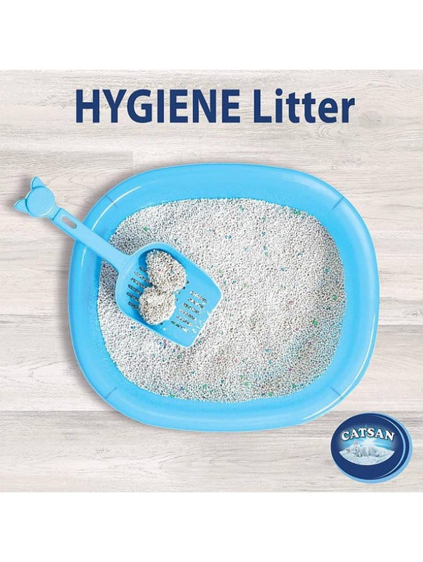 Наполнитель кварцевый Catsan Hygiene Plus для кошачьего туалета 10 л