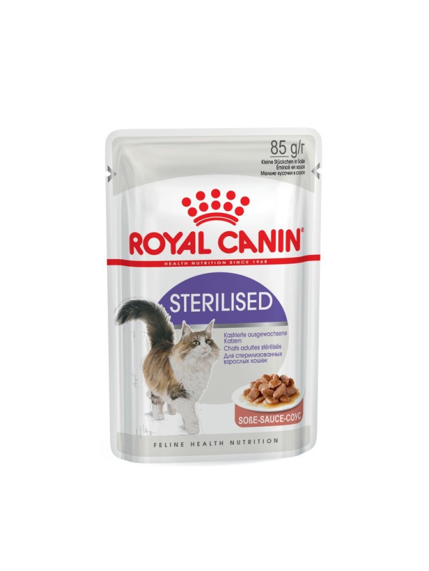 Royal Canin Sterilised Sauce 12х85 г влажный корм в соусе для стерилизованных кошек