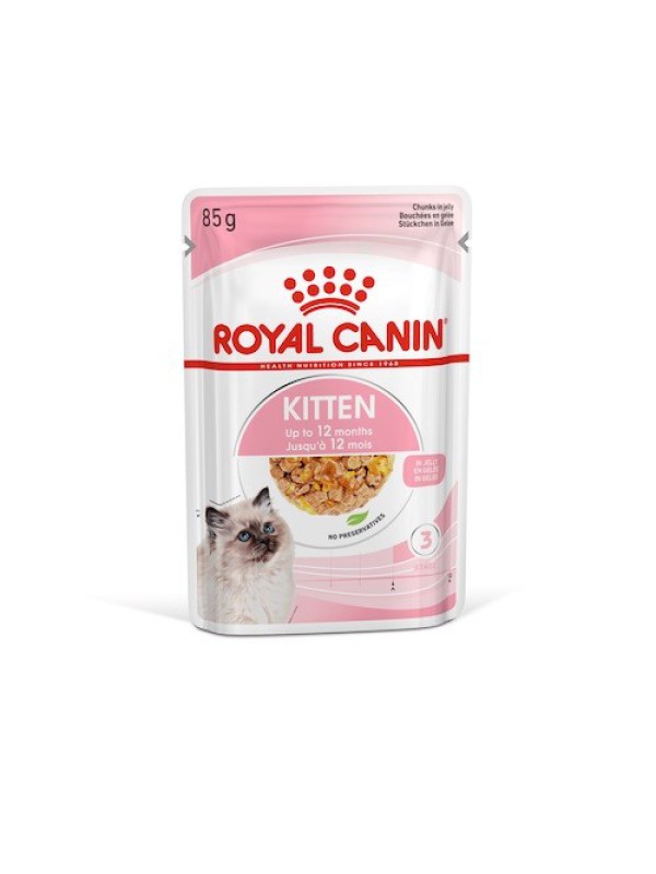 Royal Canin Kitten Instinctive 12x85 г вологий корм у желе для кошенят