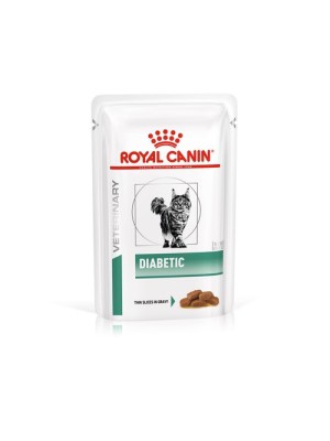 Royal Canin Diabetic Pouches 12х85 г влажный корм для кошек при диабете в соусе