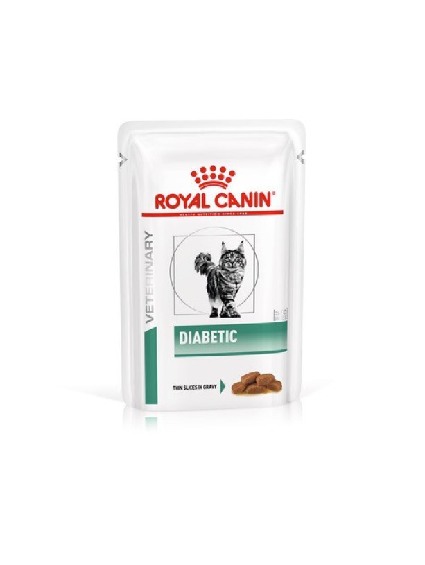 Royal Canin Diabetic Pouches 12х85 г влажный корм для кошек при диабете в соусе