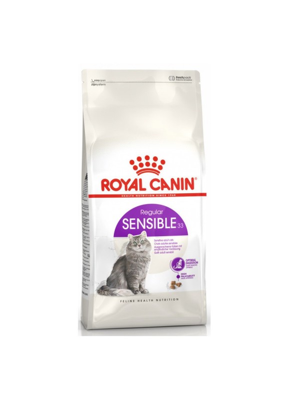 Royal Сanin Sensible 33 2 кг сухой корм для кошек с чувствительным пищеварением