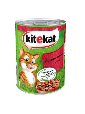 Kitekat консервы с говядиной в соусе 400 г