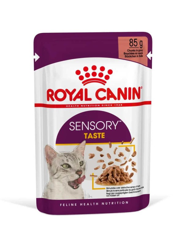 Royal Canin Sensory Taste in Gravy 12х85 г влажный корм в соусе для кошек
