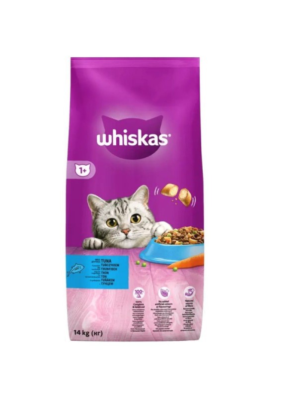 Whiskas для кошек с тунцом 14 кг