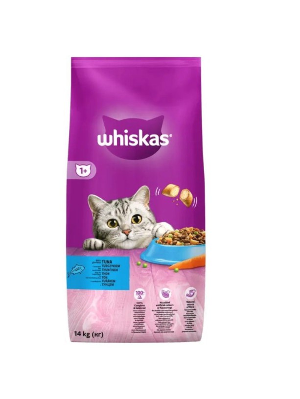 Whiskas для котів з тунцем 14 кг