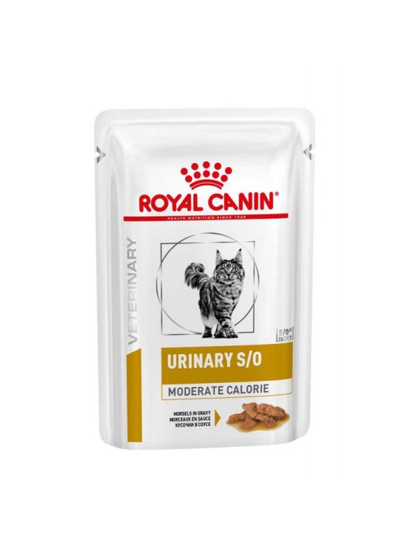 Royal Canin Urinary S/O Feline Moderate Calorie Pouches 12х85 г вологий корм для котів