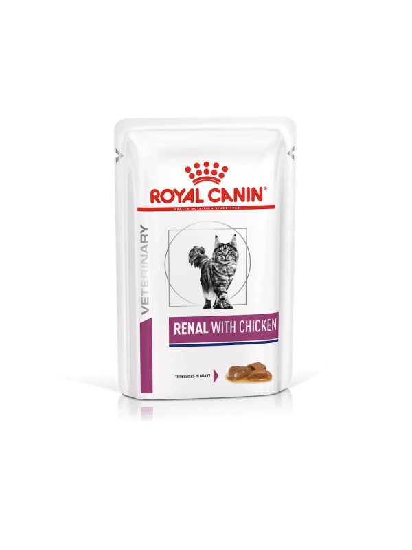 Royal Canin Renal Chicken 12х85 г вологий корм для котів з куркою