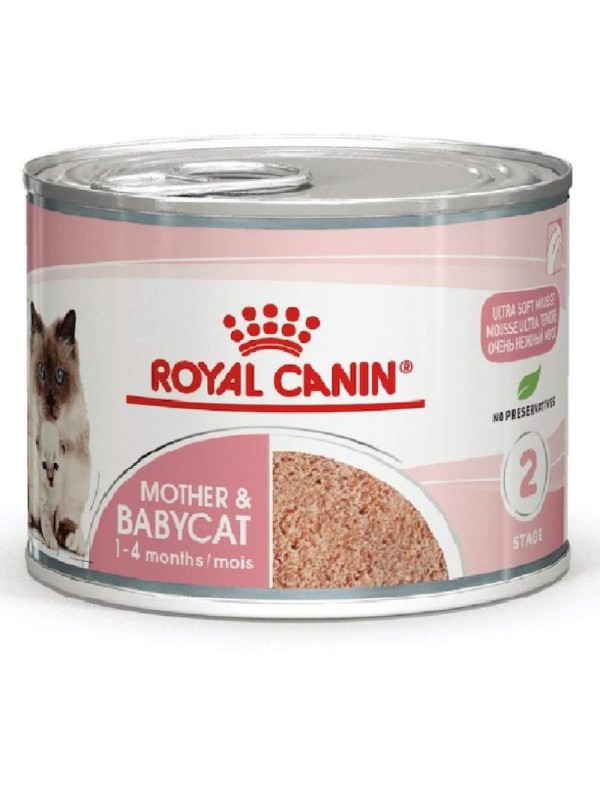 Royal Canin Babycat Instinctive 12х195 г вологий корм мус для кошенят до 4 місяців