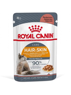 Royal Canin Hair & Skin Care 12х85 г влажный корм в желе для кошек
