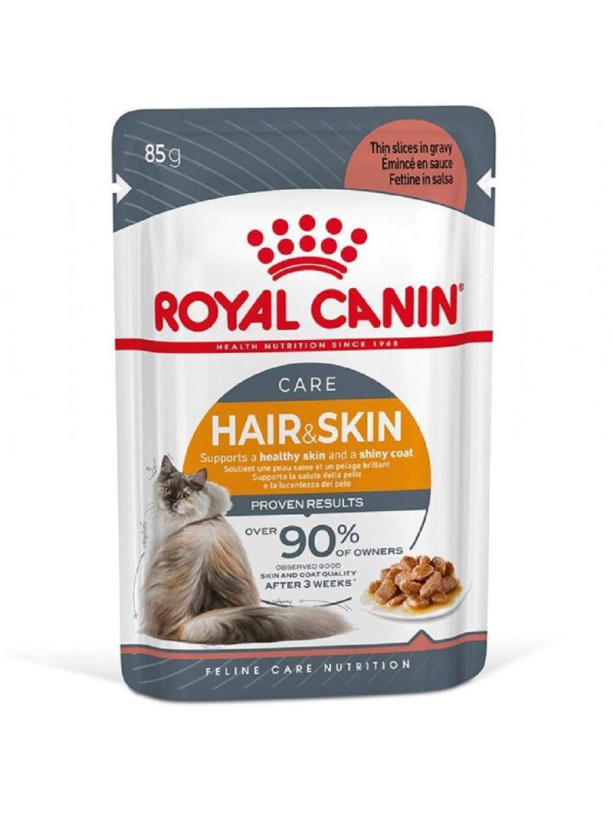 Royal Canin Hair & Skin Care 12х85 г влажный корм в желе для кошек