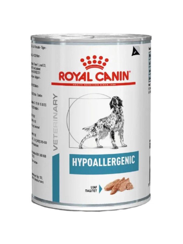Royal Canin Hypoallergenic Cans 400 г вологий корм для собак при харчовій алергії