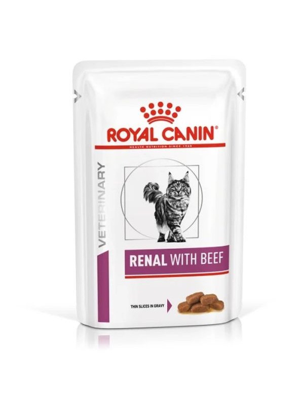 Royal Canin Renal Beef 12х85 г вологий корм для котів при нирковій недостатності