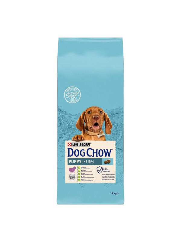 Dog Chow Puppy Lamb 14 кг сухой корм для щенков с ягненком