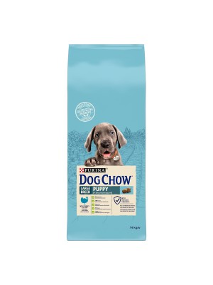 Dog Chow Puppy Large Breed 14 кг сухой корм для щенков с индейкой