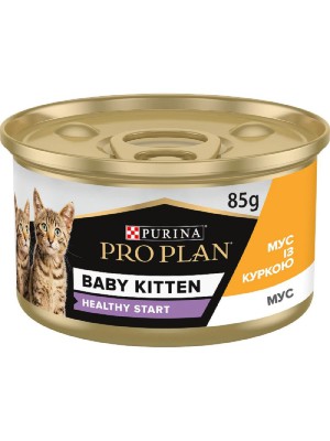 Purina Pro Plan Baby Kitten 85 г мус для котят с курицей