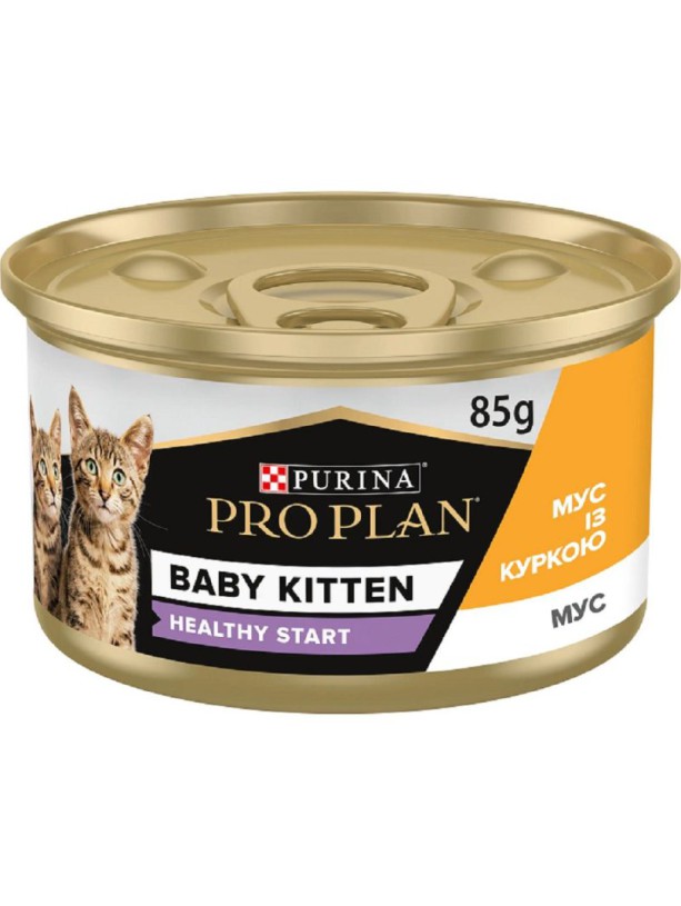 Purina Pro Plan Baby Kitten 85 г мус для котят с курицей