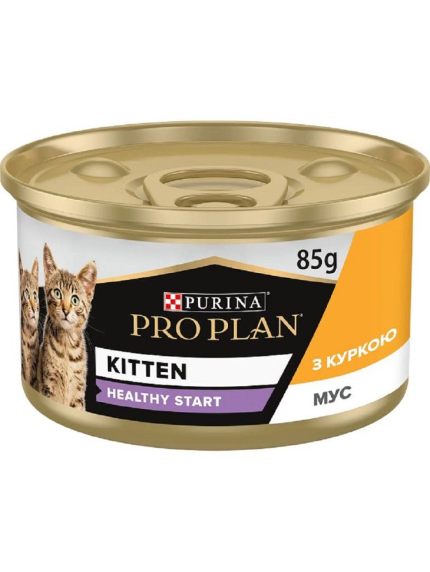 Purina Pro Plan Kitten Healthy Start 85 г паштет для кошенят з куркою