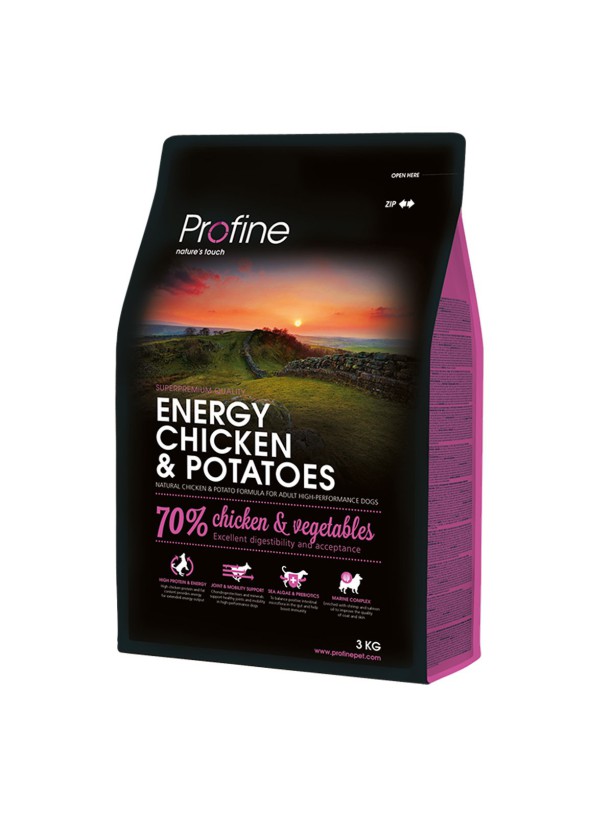 Profine Energy Chicken Potatoes для собак с курицей 15 кг