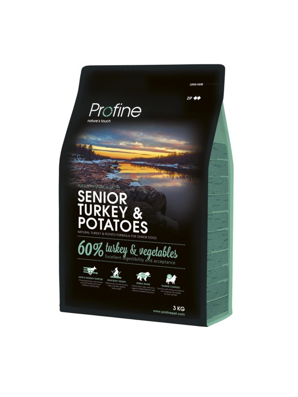 Profine Senior Turkey Potatoes для пожилых собак c индейкой 15 кг