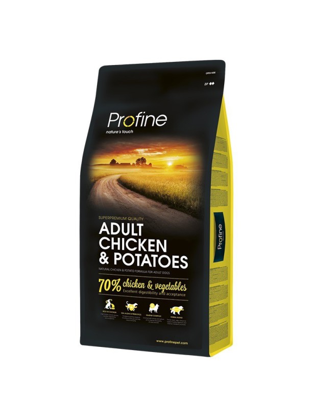 Profine Adult Chicken для собак всех пород с курицей 15 кг