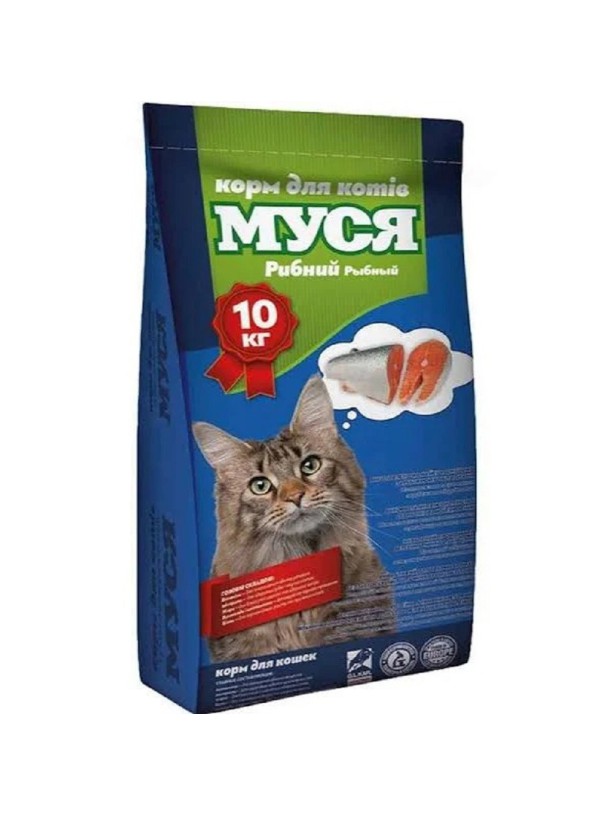 Муся Рыба для кошек 10 кг