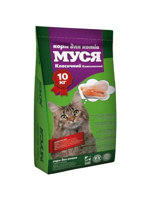 Муся Класик для котів 10 кг