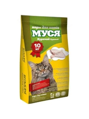 Муся Курица для кошек 10 кг