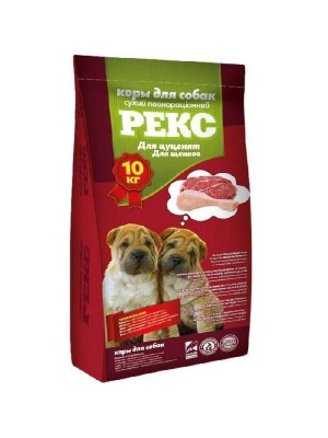 Рекс Юниор для щенков 10 кг