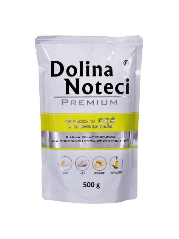 Dolina Noteci (Долина Нотечи) Premium 500 г влажный корм для собак с гусем и картофелем