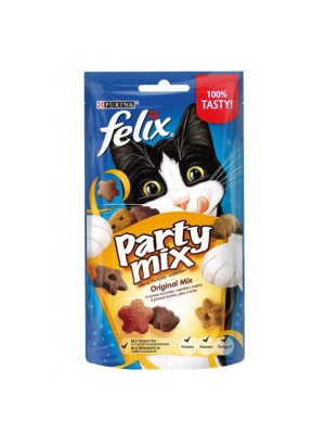 Felix Party Original Mix 80 г лакомство для кошек с курицей