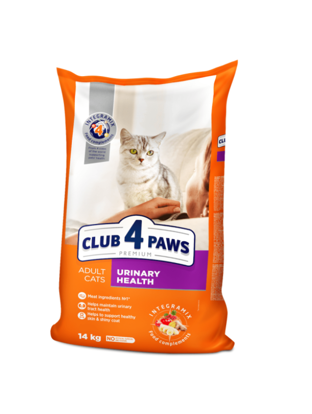Клуб 4 Лапы Premium Urinary Health 14 кг сухой корм для кошек