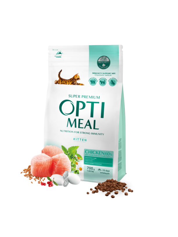 Optimeal Kittens Chicken для кошенят з куркою 700 г