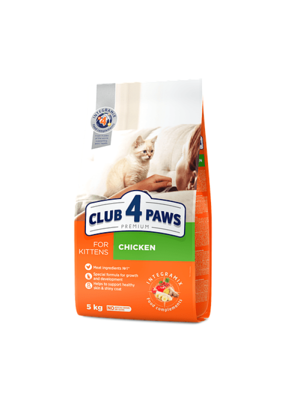Клуб 4 Лапи Premium Kitten Chicken для кошенят з куркою 5 кг
