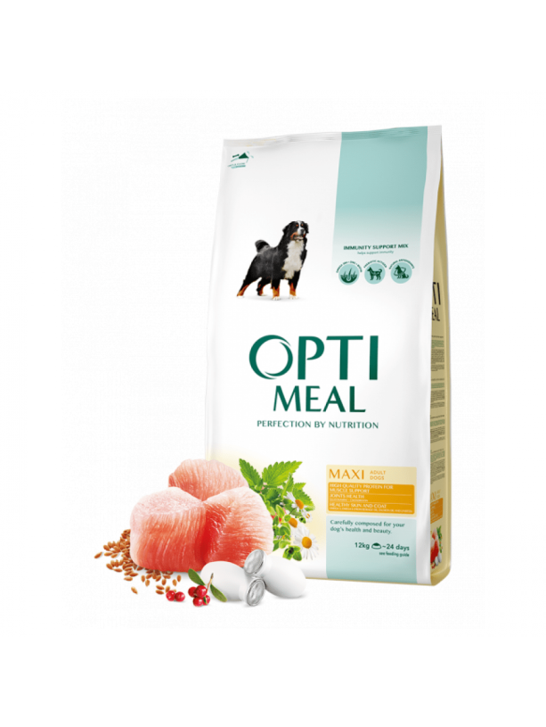 Optimeal Maxi для собак великих порід з куркою 1.5 кг