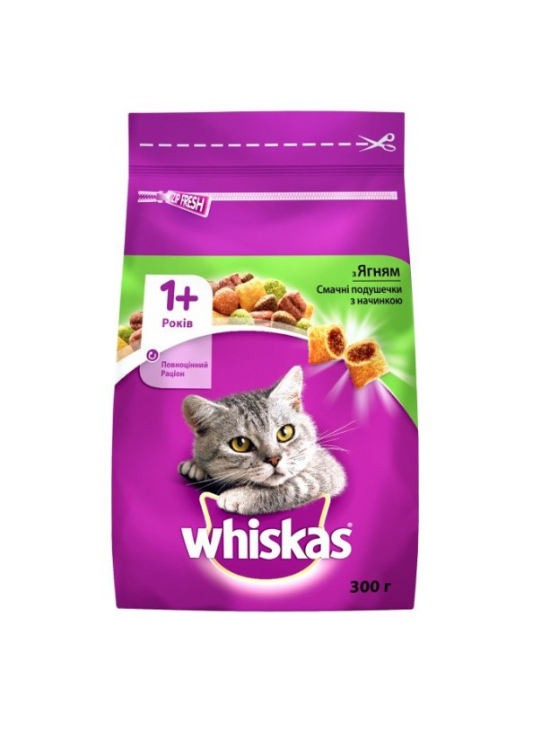 Whiskas для кошек с ягненком 300 г