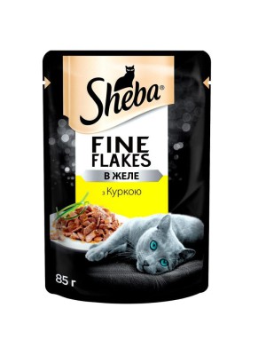 Sheba Slices для кошек с курицей в желе 28*85 г