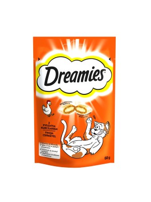 Лакомство Dreamies подушечки с курицей для кошек 60 г