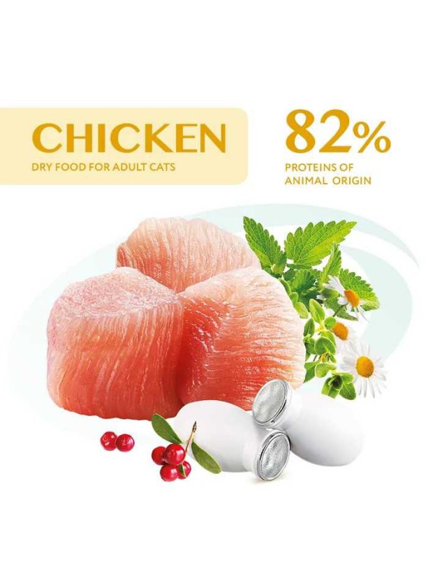 Optimeal Cat Chicken 10 кг сухий корм для котів з м'ясом курки