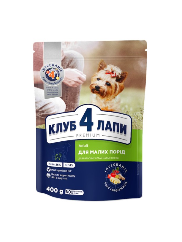Клуб 4 Лапы Premium Small для собак с курицей 2 кг