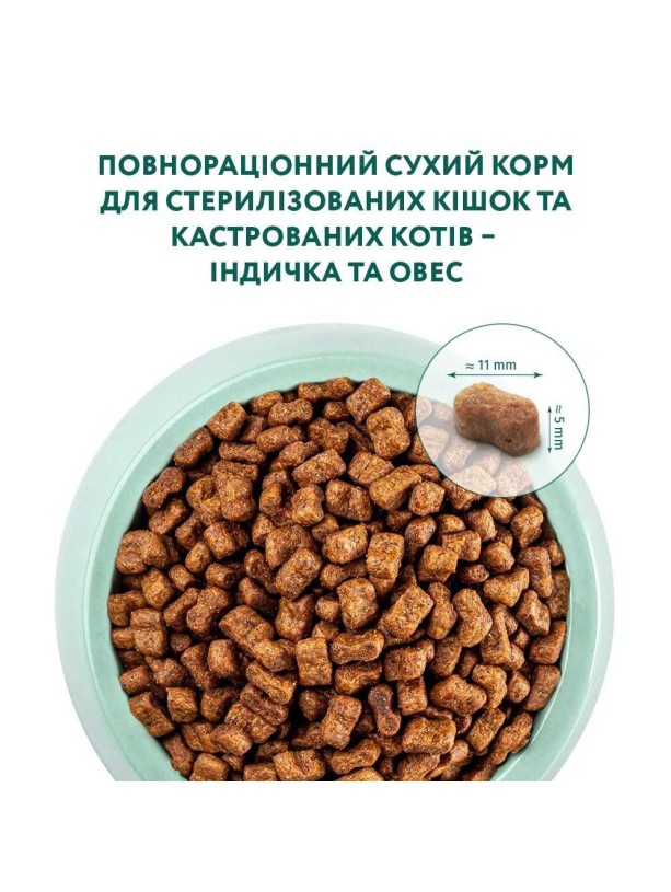 Optimeal Sterilised Turkey для стерилизованных кошек с индейкой 200 г