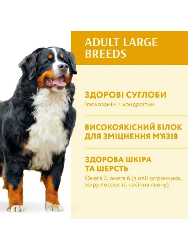 Optimeal Maxi для собак великих порід з куркою 1.5 кг