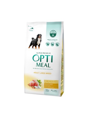 Optimeal Maxi для собак крупных пород с курицей 1.5 кг