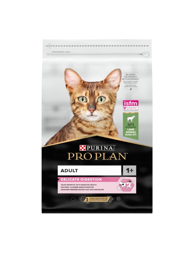 Purina Pro Plan Cat Adult Delicate Digestion Lamb 10 кг сухой корм для кошек с ягнёнком