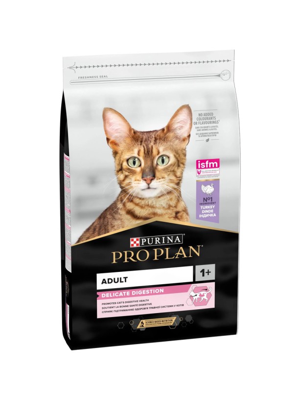 Purina Pro Plan Cat Adult Delicate Digestion Turkey 1.5 кг сухий корм для котів з індичкою для чутливого травлення