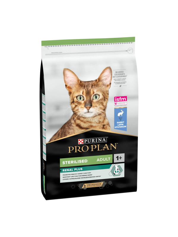 Purina Pro Plan Cat Sterilised Renal Plus Rabbit 1.5 кг сухий корм для стерилізованих котів з кроликом