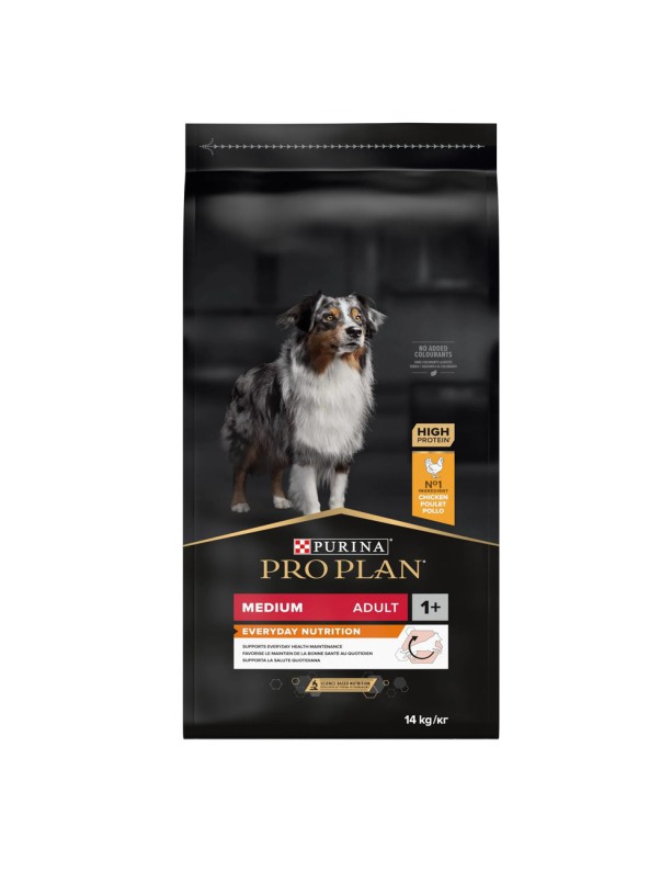 Purina Pro Plan Dog Adult Medium Everyday Nutrion 14 кг сухой корм для собак средних пород с курицей
