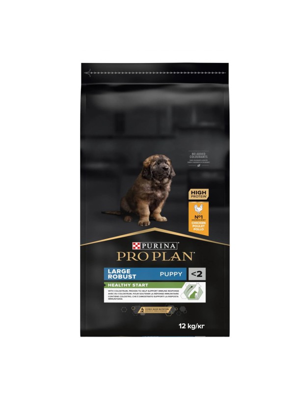 Purina Pro Plan Puppy Large Robust Healthy Start 12 кг сухой корм для щенков крупных пород с курицей