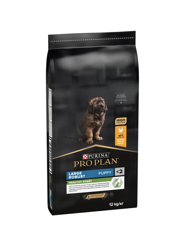 Purina Pro Plan Puppy Large Robust Healthy Start 12 кг сухой корм для щенков крупных пород с курицей