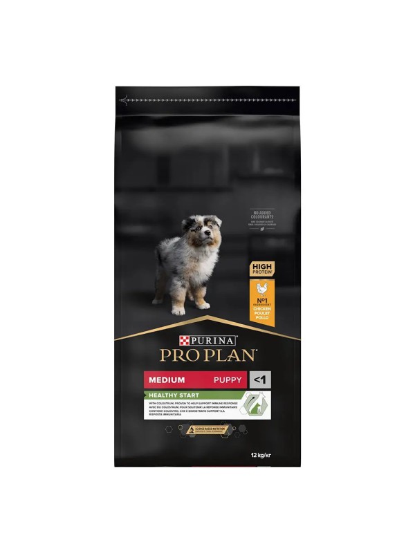 Purina Pro Plan Puppy Medium Healthy Start 12 кг сухий корм для цуценят середніх порід з куркою